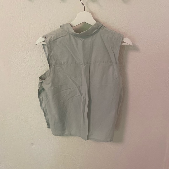 Nanushka tank blouse sage green - Picture 3 of 6